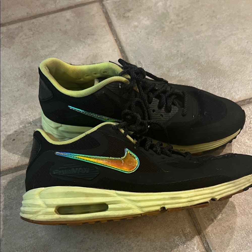 Nike Black and Yellow Athletic Shoes